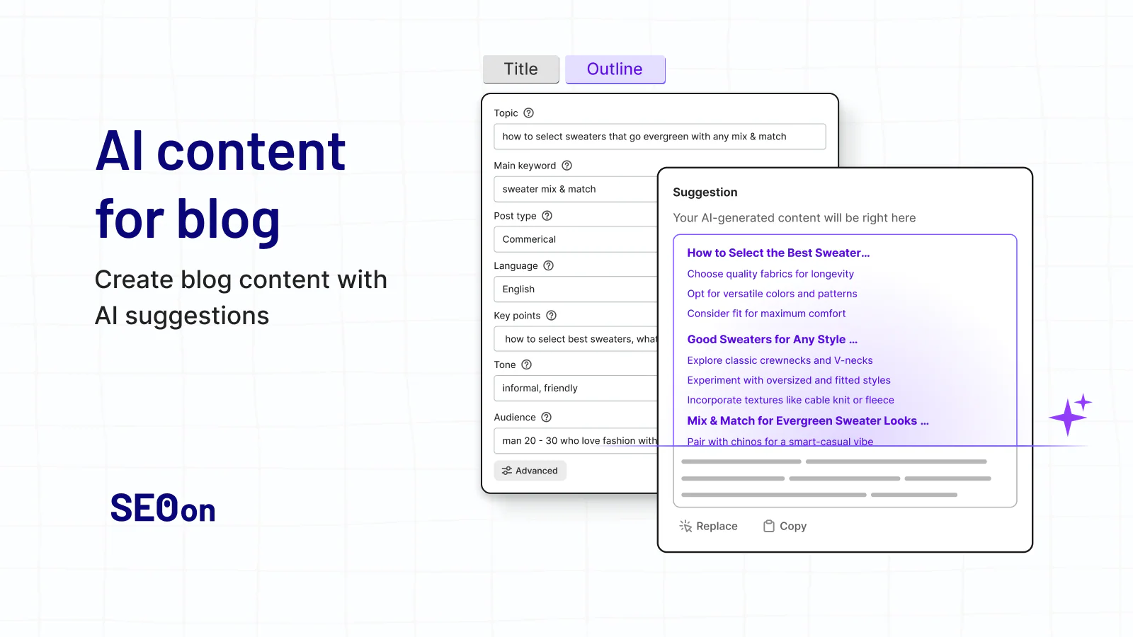SEO On: AI Blog Post Builder